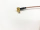MCX Right Angle Plug To MMCX Right Angle Plug RF Cable Assembly RG 178 supplier
